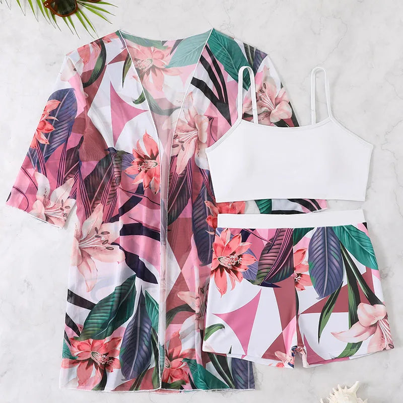 Floral | 3 delig Bikini Set - Willemijnswinkel