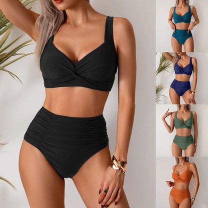 Sunthesia | Bikini Set met Push-Up & Hoge Snit - Willemijnswinkel