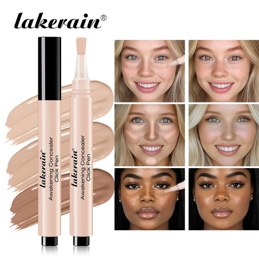 Lakerain | Concealerpen met 3 kleuren | Vloeibare foundation | Verbergt acne en donkere kringen - Willemijnswinkel