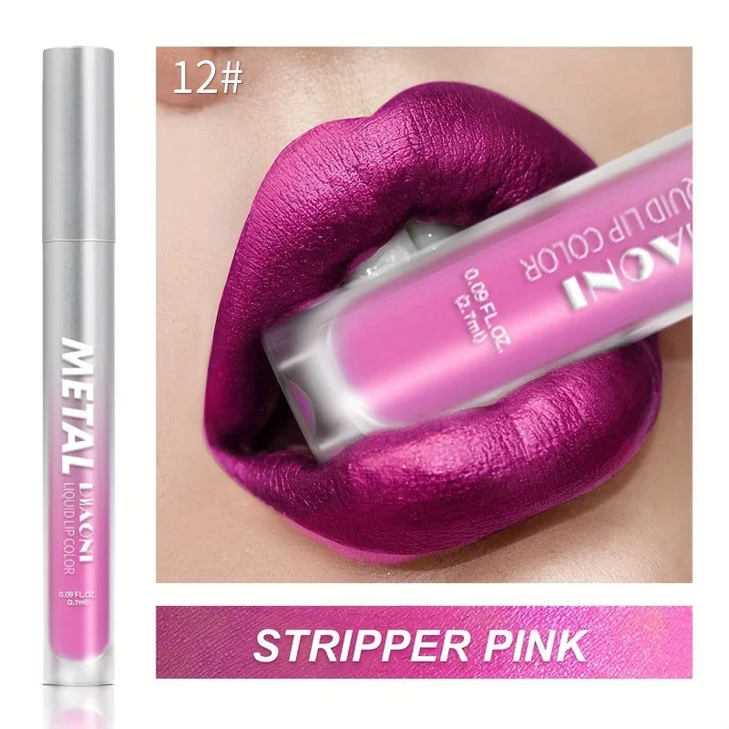 Glamour Shine | Vloeibare metallic lippenstift met glitters | Watervast - Willemijnswinkel