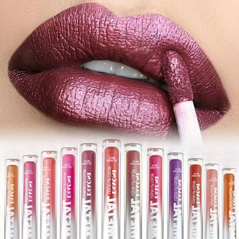 Glamour Shine | Vloeibare metallic lippenstift met glitters | Watervast - Willemijnswinkel