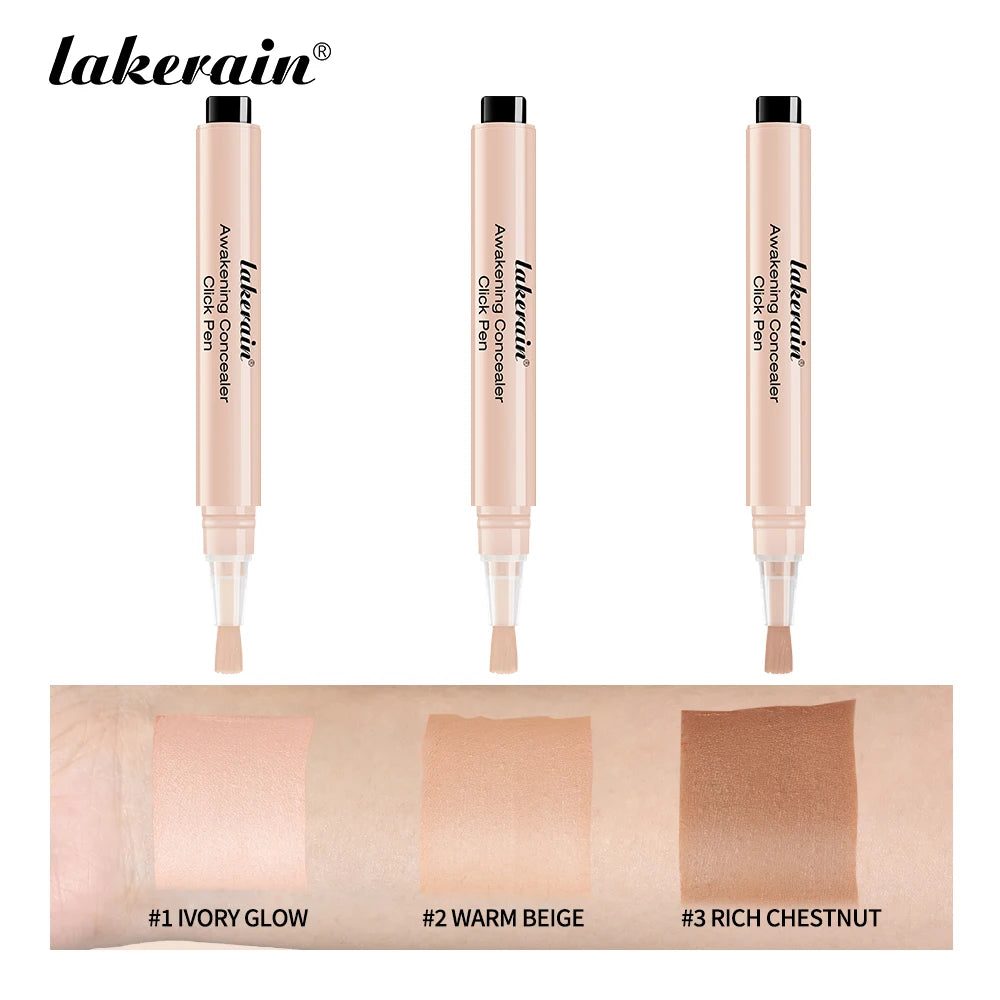 Lakerain | Concealerpen met 3 kleuren | Vloeibare foundation | Verbergt acne en donkere kringen - Willemijnswinkel