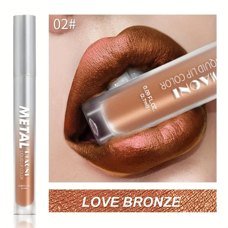Glamour Shine | Vloeibare metallic lippenstift met glitters | Watervast - Willemijnswinkel