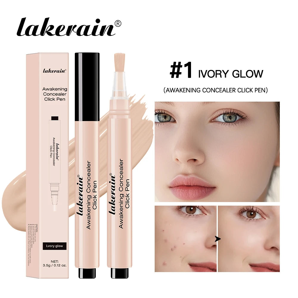 Lakerain | Concealerpen met 3 kleuren | Vloeibare foundation | Verbergt acne en donkere kringen - Willemijnswinkel