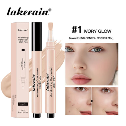 Lakerain | Concealerpen met 3 kleuren | Vloeibare foundation | Verbergt acne en donkere kringen - Willemijnswinkel