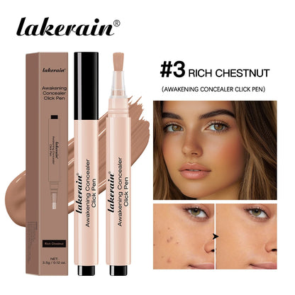 Lakerain | Concealerpen met 3 kleuren | Vloeibare foundation | Verbergt acne en donkere kringen - Willemijnswinkel