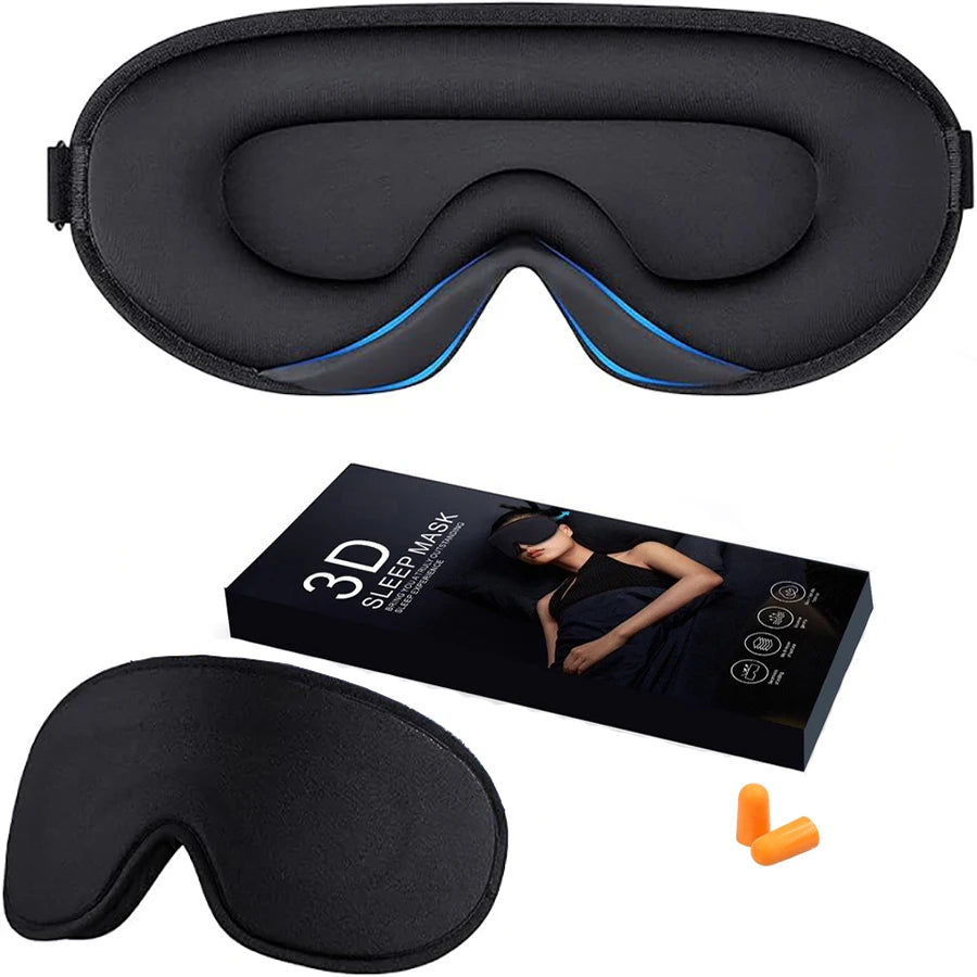 Rustiva | 3D Slaapmasker (2 stuks) - Willemijnswinkel