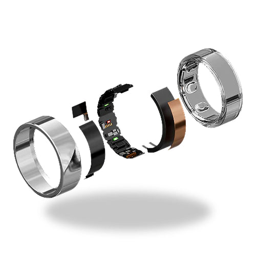 Quantora | Slimme ring voor bloeddruk, hartslag en slaapbewaking | Waterdicht